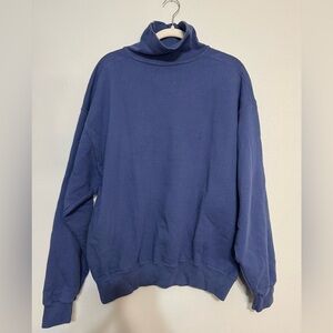 Vintage ‘90s Lands End Turtleneck Sweatshirt - Unisex Large
